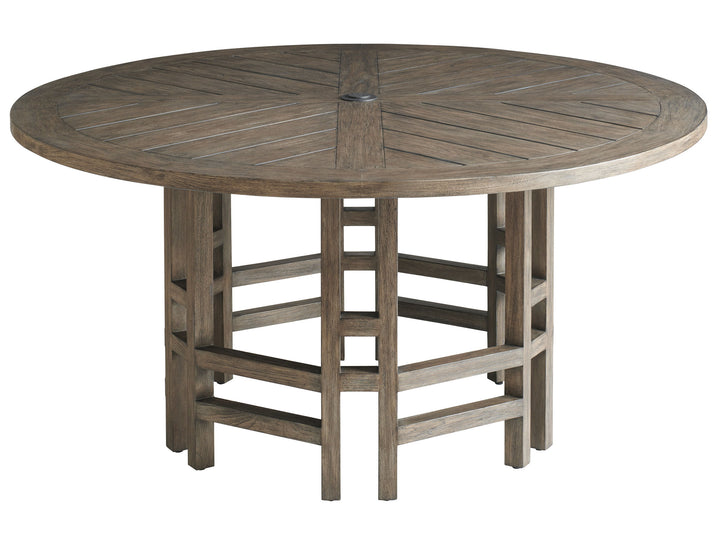 La Jolla - Round Dining Table - Dark Brown