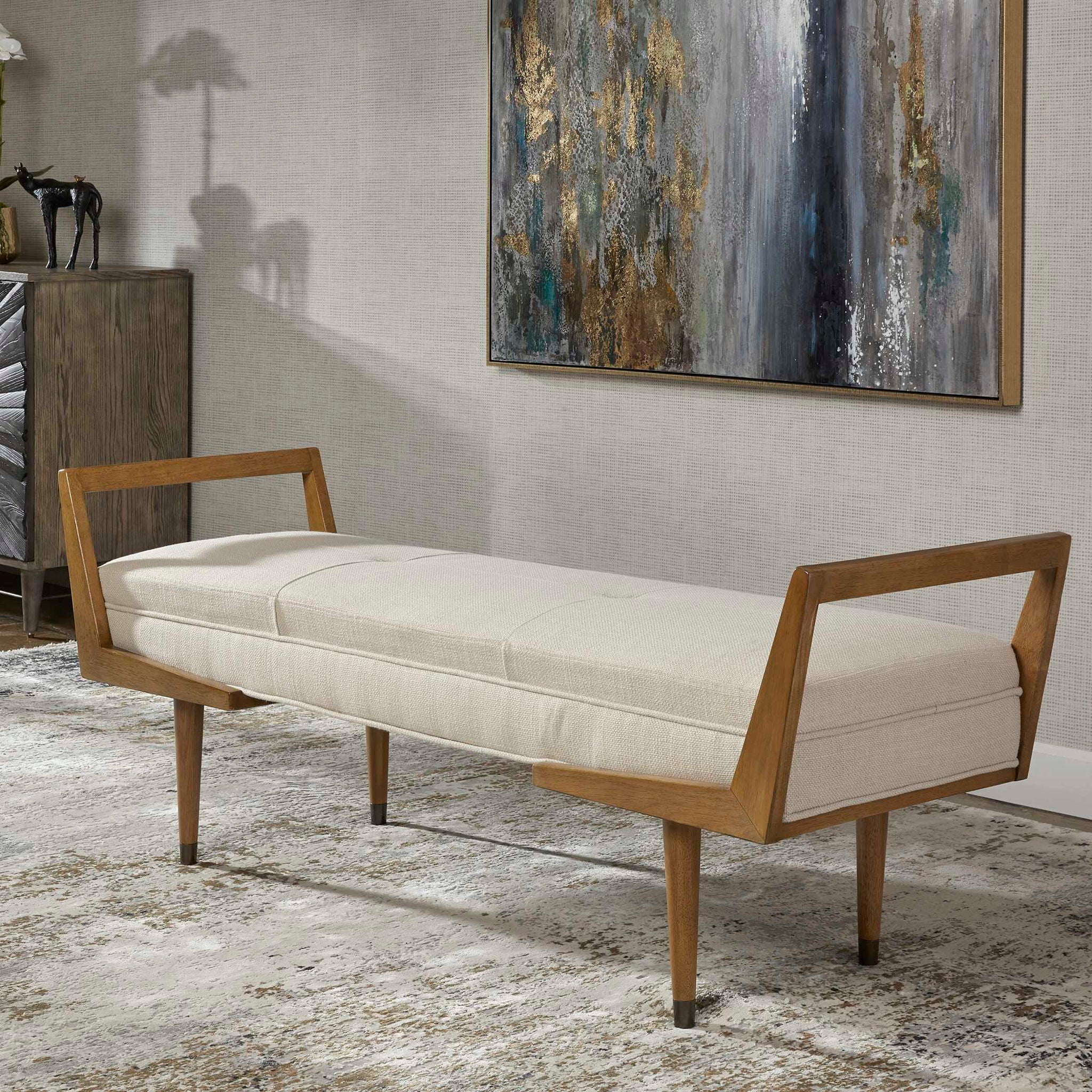 Waylon - Mid-Century Modern Bench