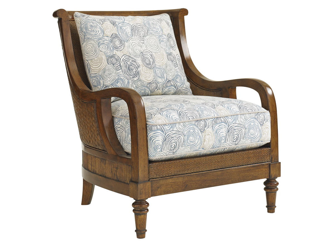 Bali Hai - Island Paradise Chair - Blue / Dark Brown