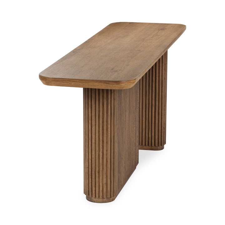 Vander - Solid Wood Rectangle Console Table