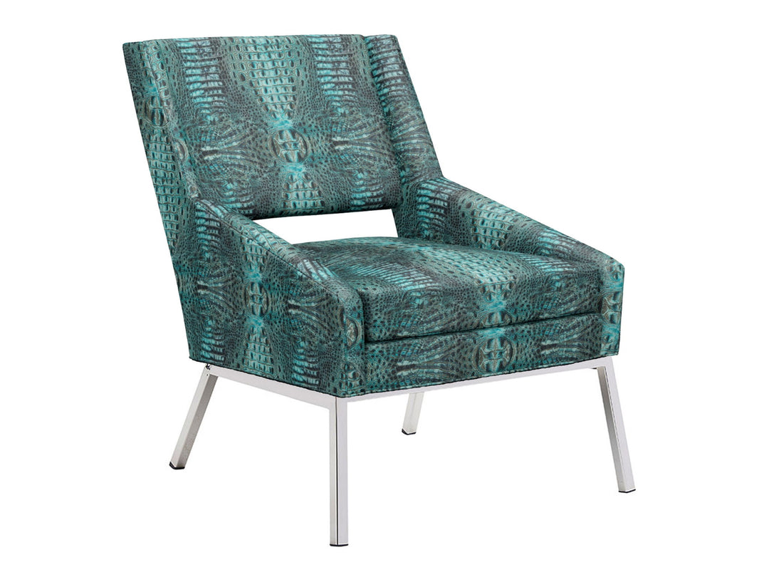 Kitano - Amani Chair With Polised Chrome Base