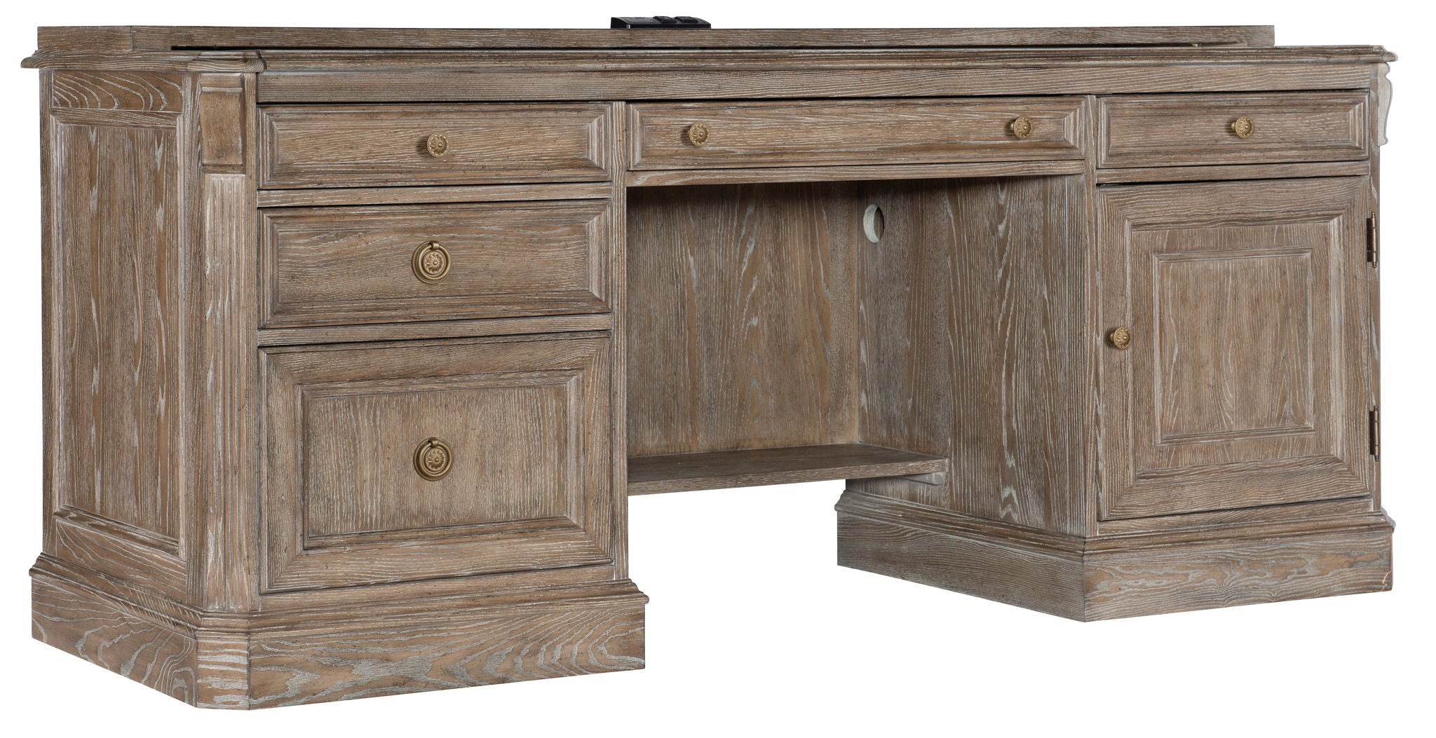 Sutter - Computer Credenza - Light Brown