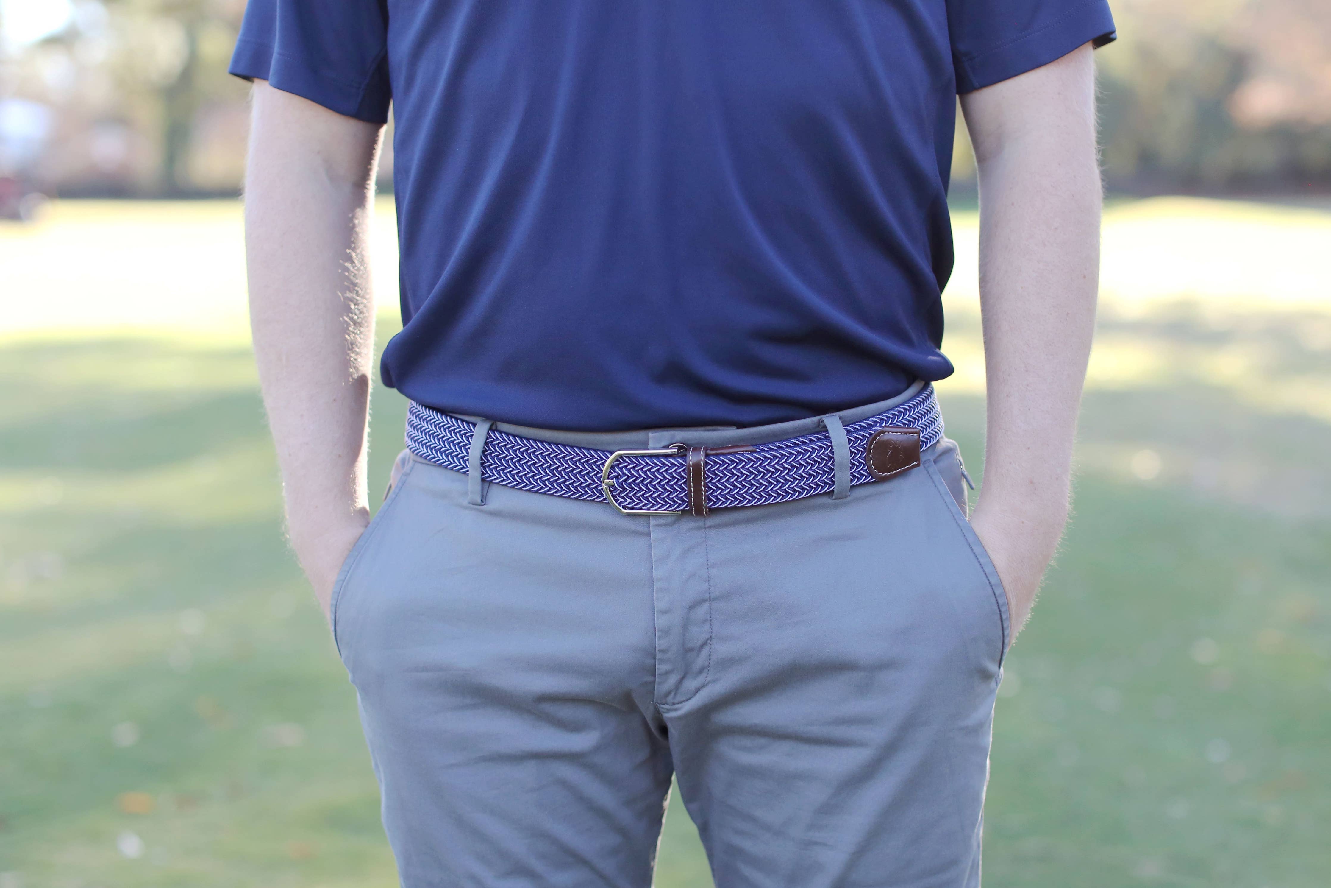 The Ponte Vedra Woven Stretch Belt: Medium