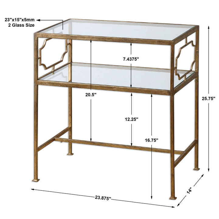 Genell - Side Table - Gold