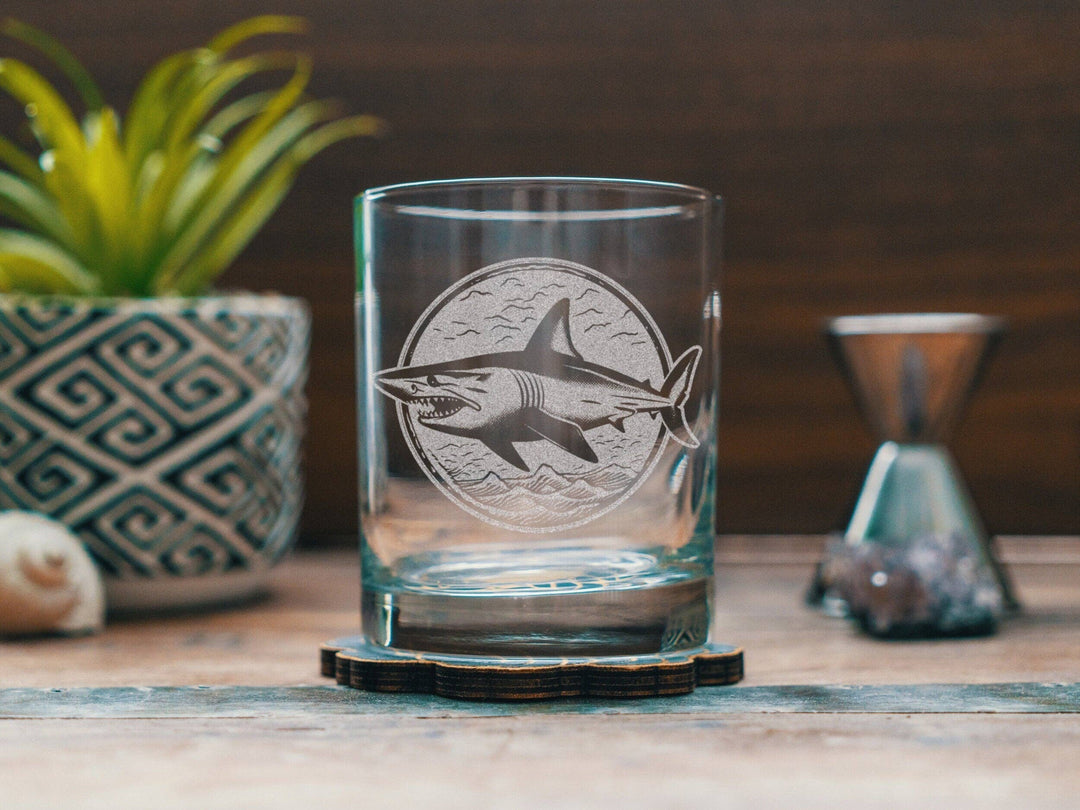 Shark Glasses: Stemless Wine ~ 15 oz