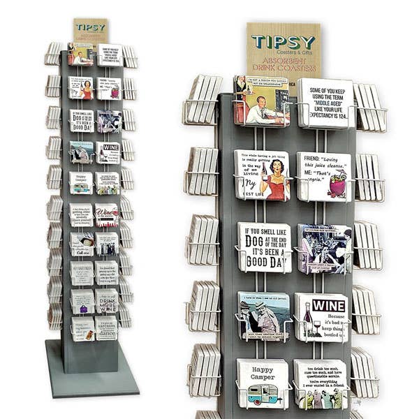 60 Coaster Floor Spinner - MUST ADD COASTERS TO ORDER