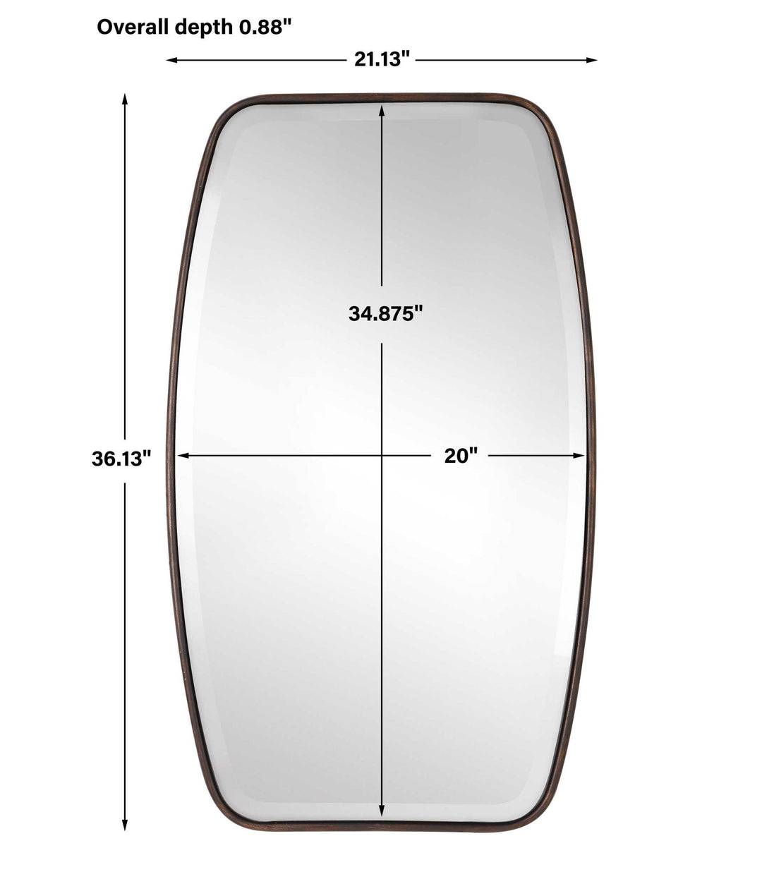 Canillo - Mirror - Bronze