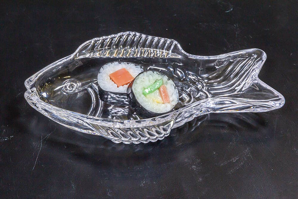 Sm Swimming Fish Dish-7.5"L