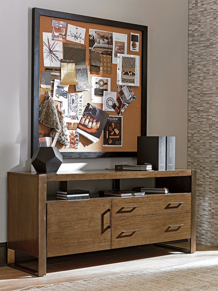Cross Effect - Paramount Media Console - Dark Brown