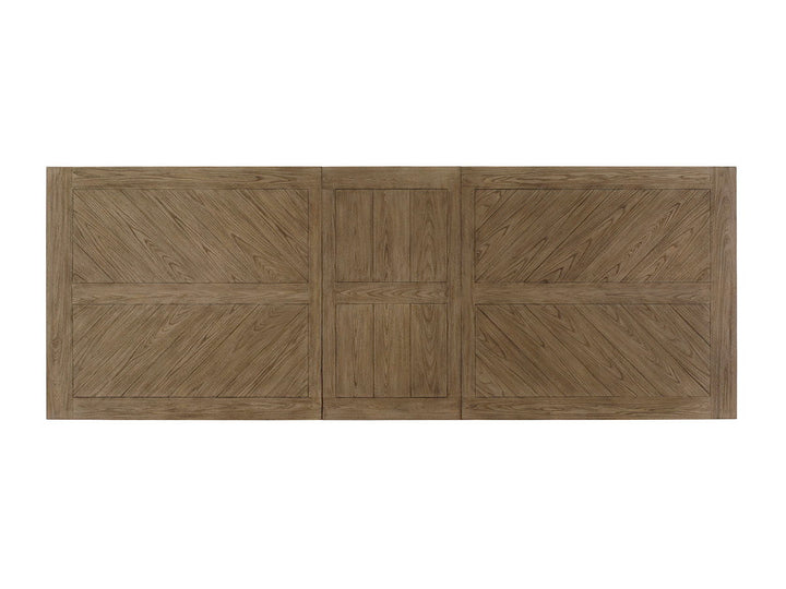 Cypress Point - Pierpoint Double Pedestal Dining Table - Dark Brown