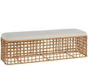 Getaway - Rattan Bench - Light Brown