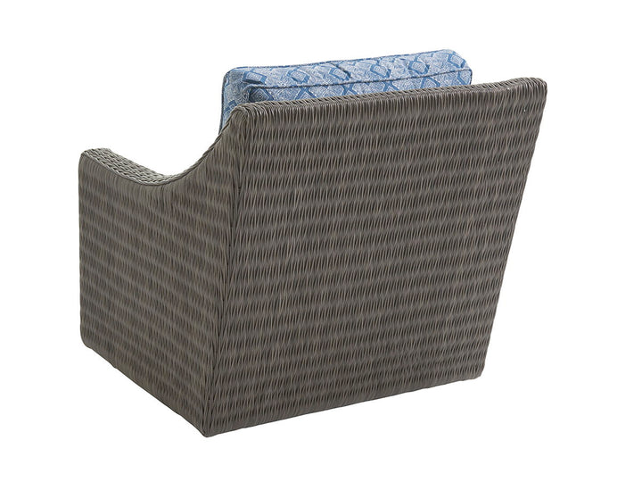 Cypress Point Ocean Terrace - Swivel Glider Lounge Chair - Dark Gray