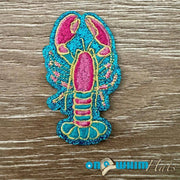 Lobster Iron-On Patch