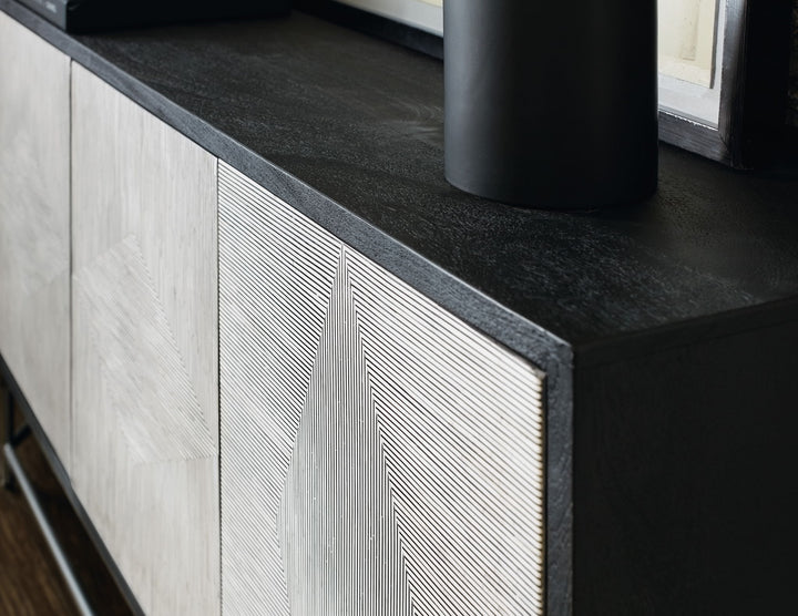 Commerce and Market - Fine Lines Credenza - Dark Gray