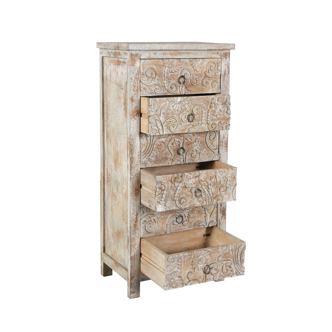 6 Drawer Chest - Beige