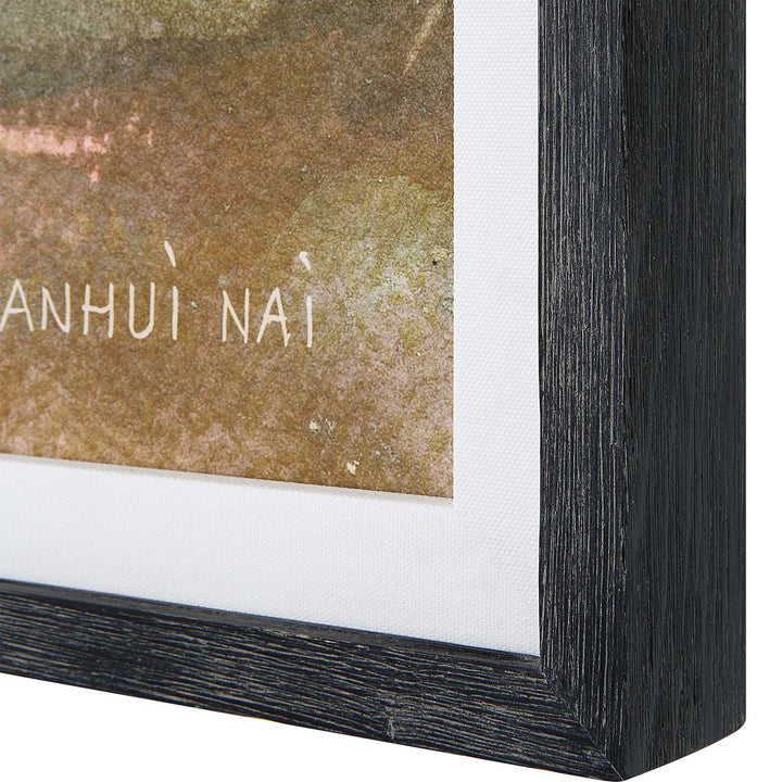 Above - The Lakes Framed Landscape Print - Gray