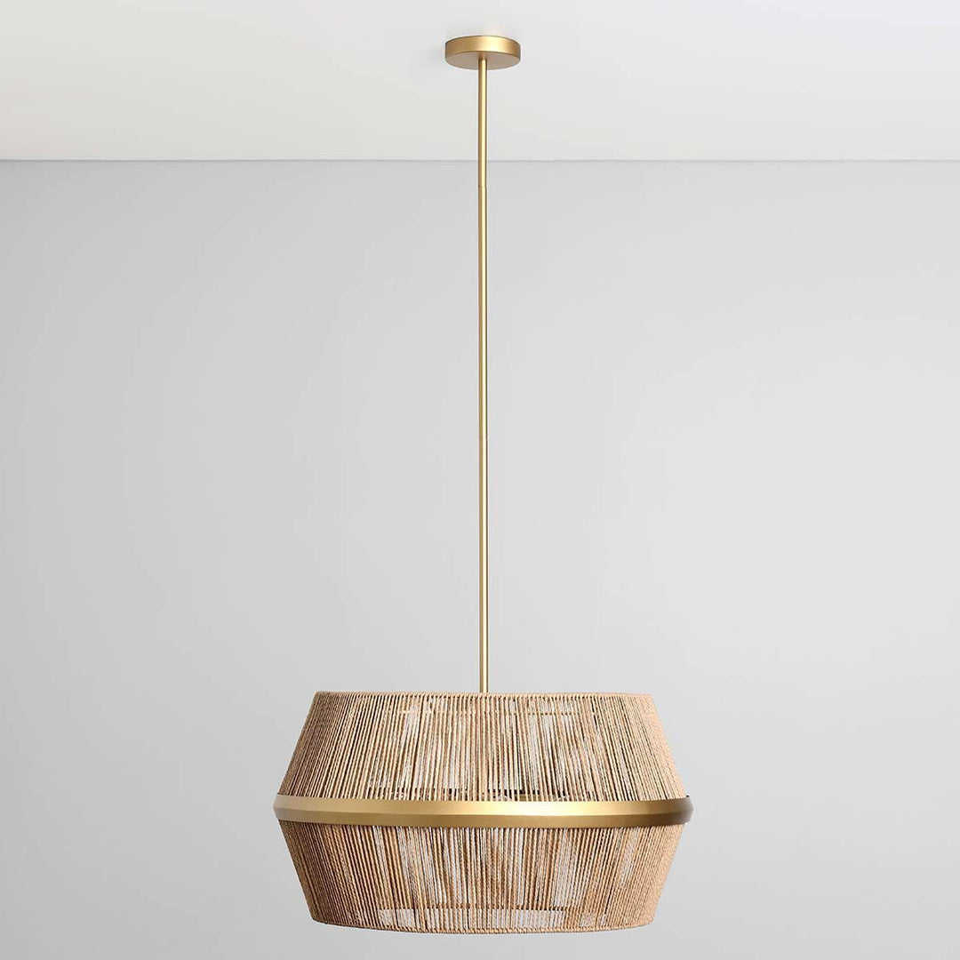 Wendy - Chandelier - Natural/Gold