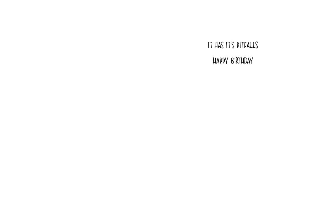 Pitfall | Funny Birthday Card