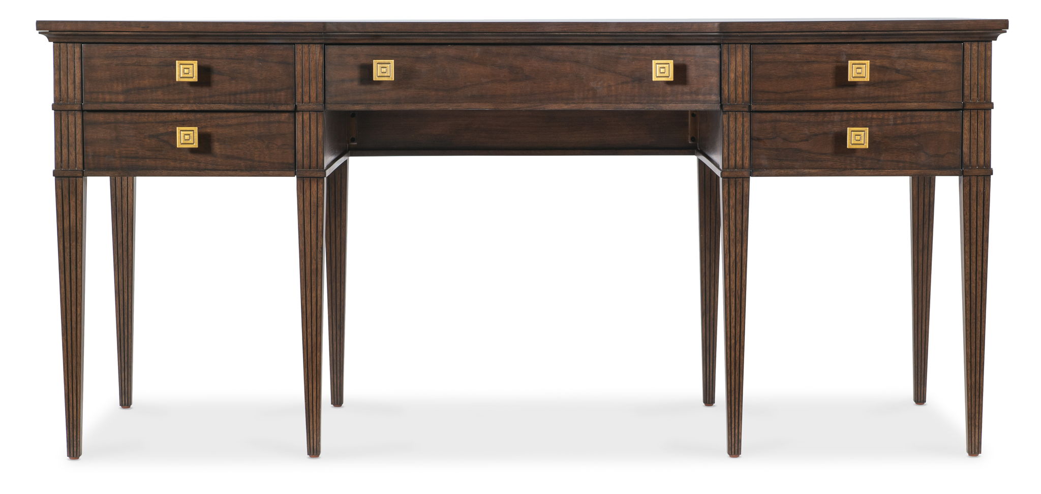 Home Office - Diplomat Writing Desk - Dark Brown