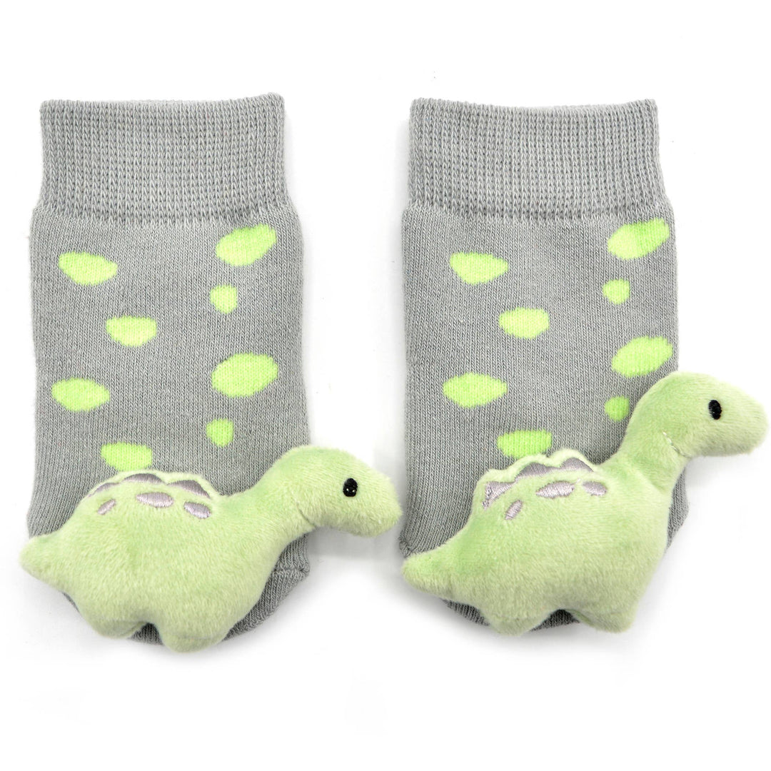 Green Dinosaur Boogie Toes Rattle Socks: 0 - 1 Y