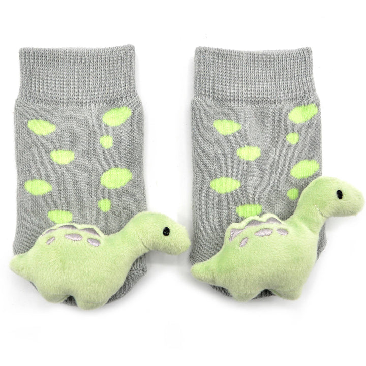 Green Dinosaur Boogie Toes Rattle Socks: 1 - 2 Y