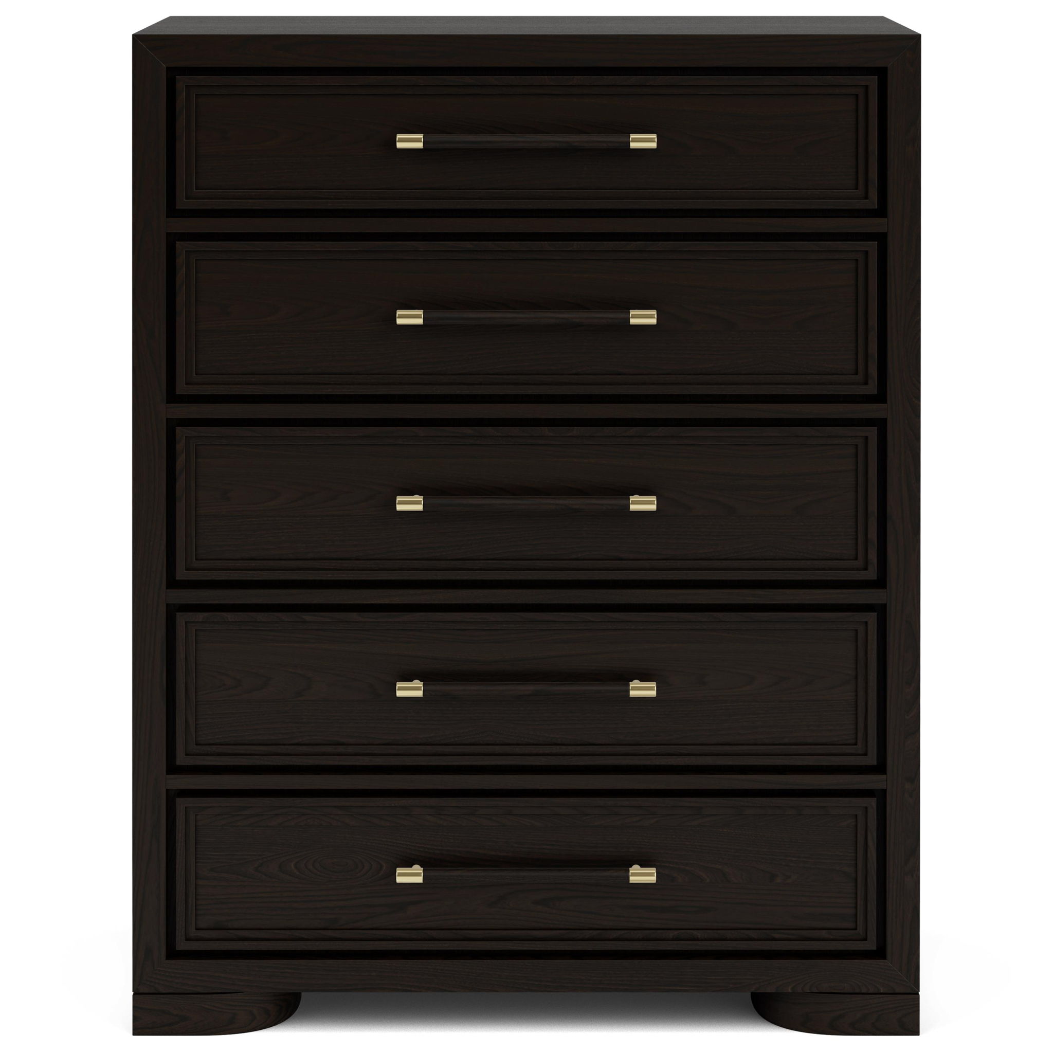 Lydia - 5 Drawer Chest - Dark Brown