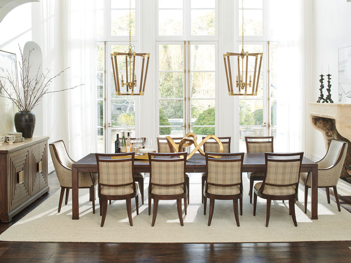 Silverado - Elk Grove Rectangular Dining Table - Dark Brown