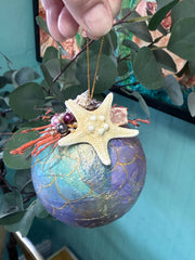 Mermaid Magic Coastal Ornament