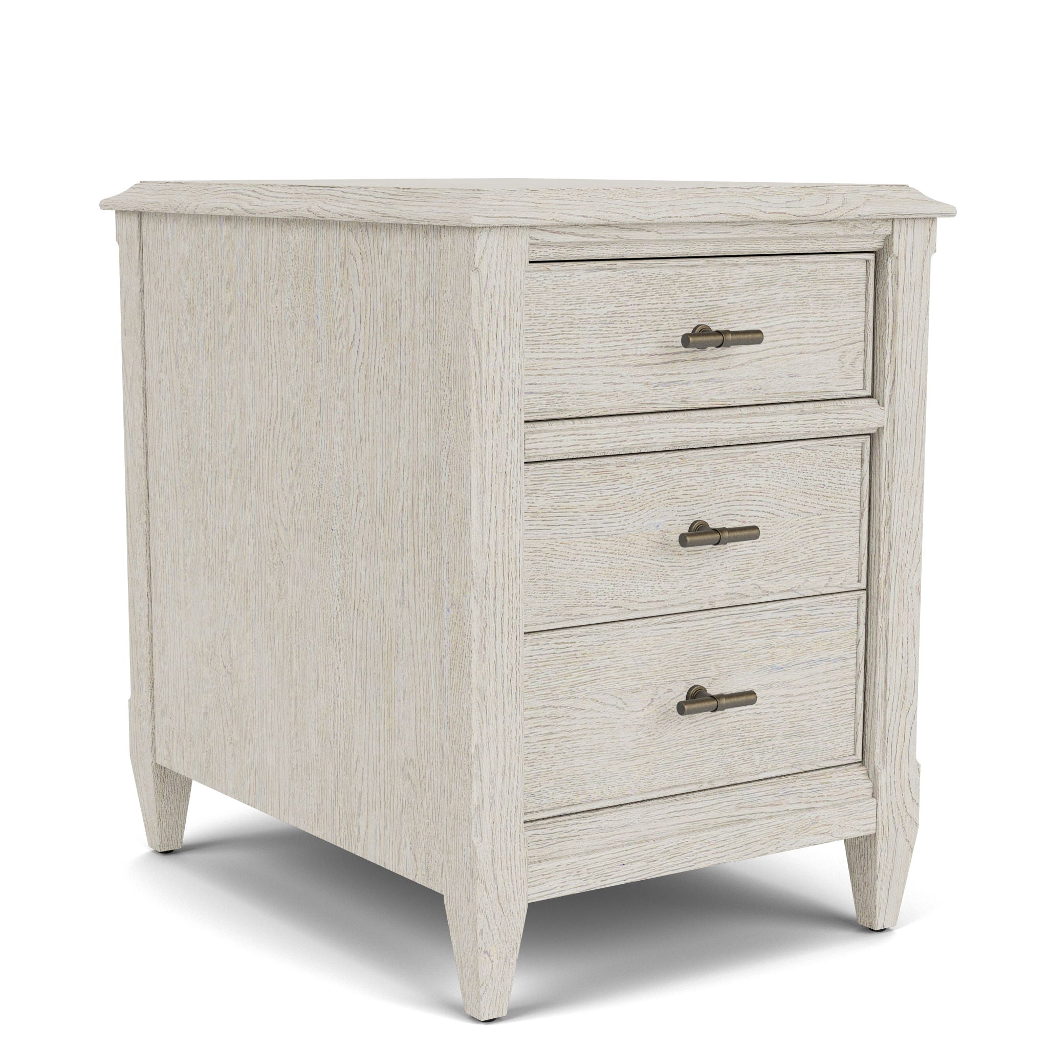 Carmella - Chairside Table - Pebble Oak