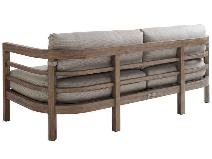 La Jolla - Wood Sofa - Dark Gray