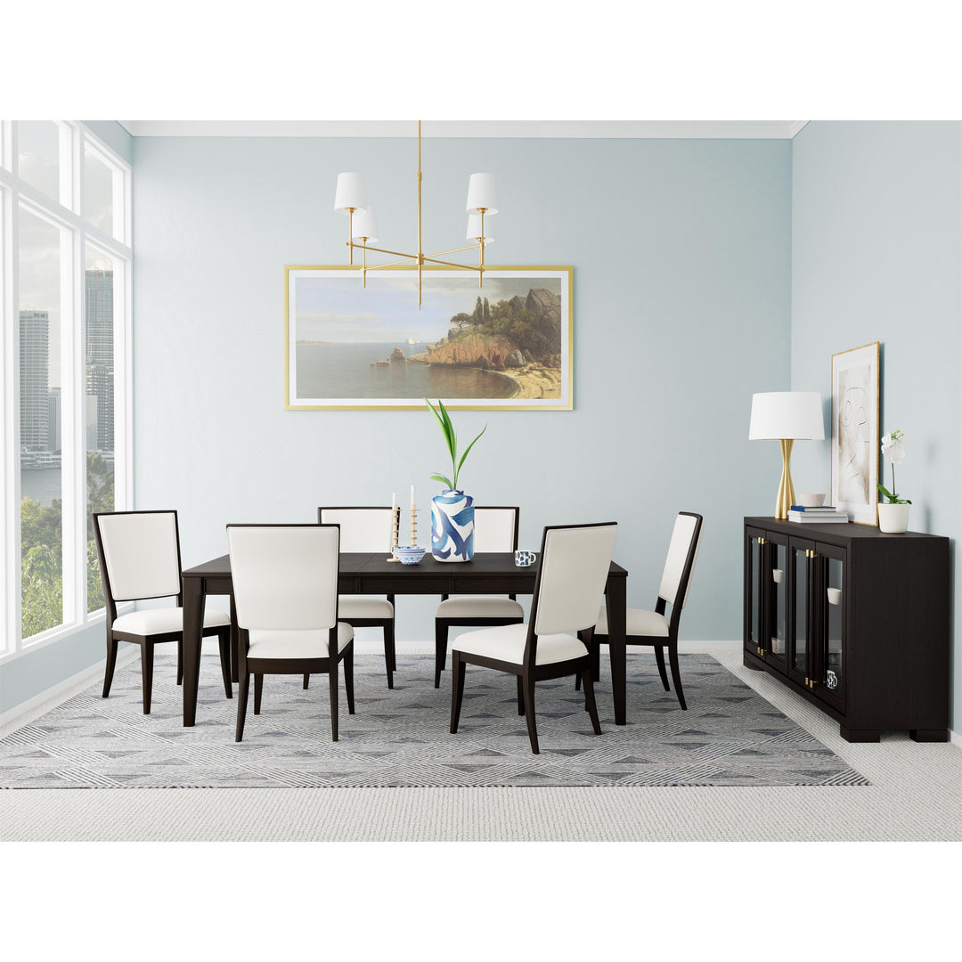 Lydia - Rectangular Dining Table - Dark Brown