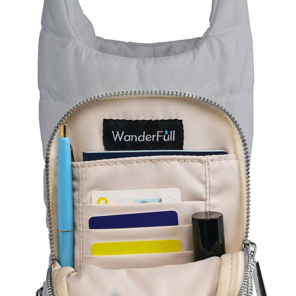Sky Gray HydroBag® Dark Gray Patterned Strap