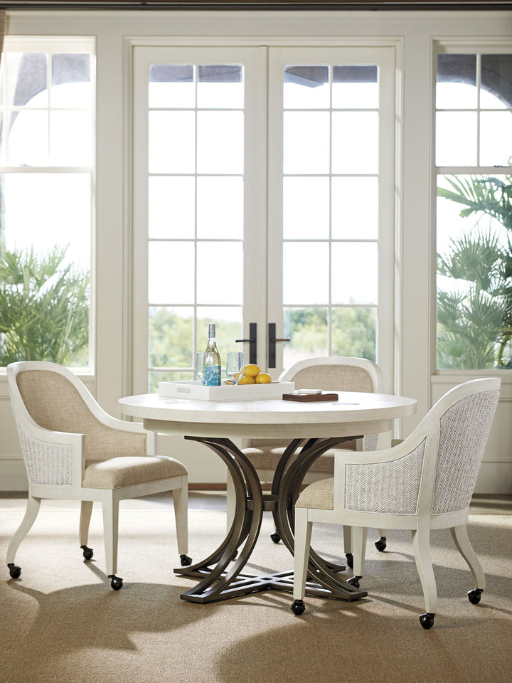Ocean Breeze - Bayview Arm Chair With Casters