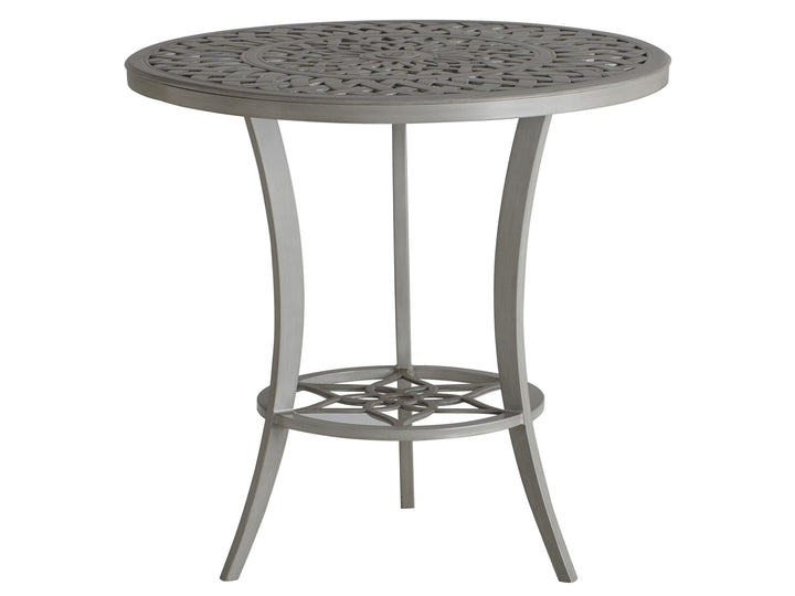 Silver Sands - High/Low Bistro Table - Pearl Silver