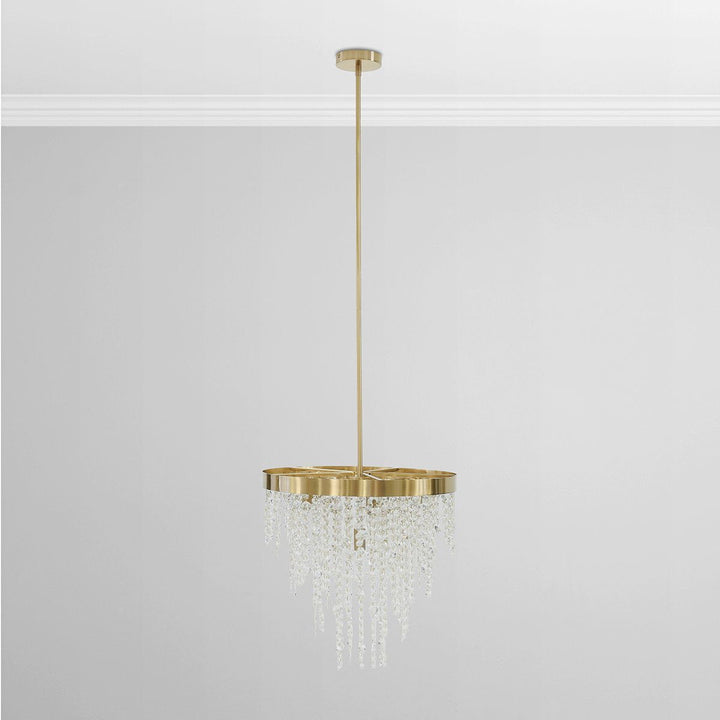 Juniper - Chandelier - Clear/Brass