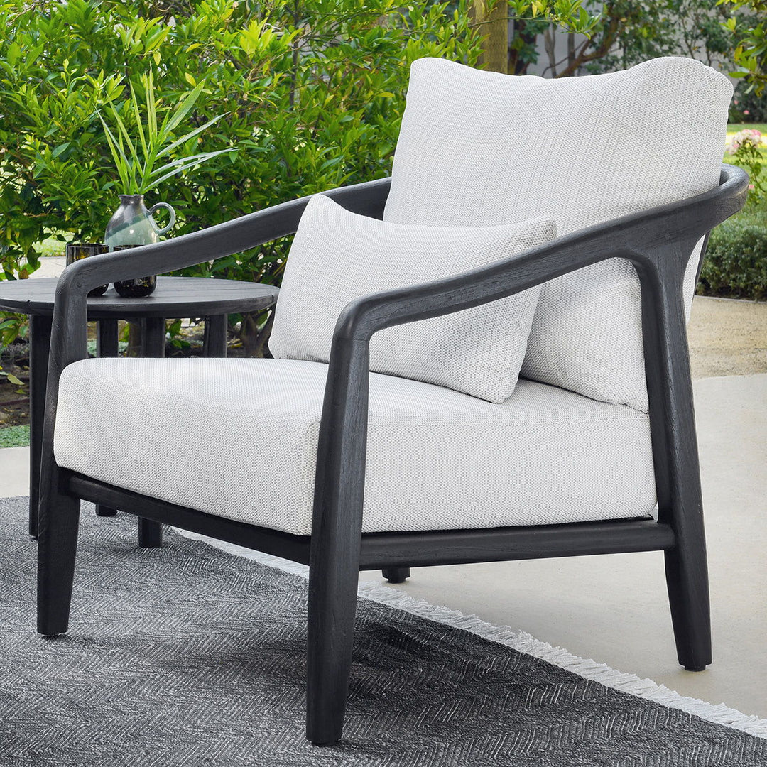 Aria - Outdoor Accent Chair - Black