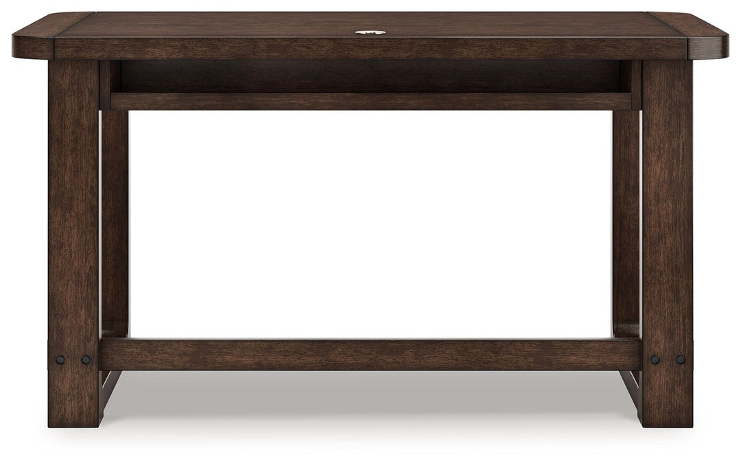 Breckington - Dark Brown - Home Office Desk