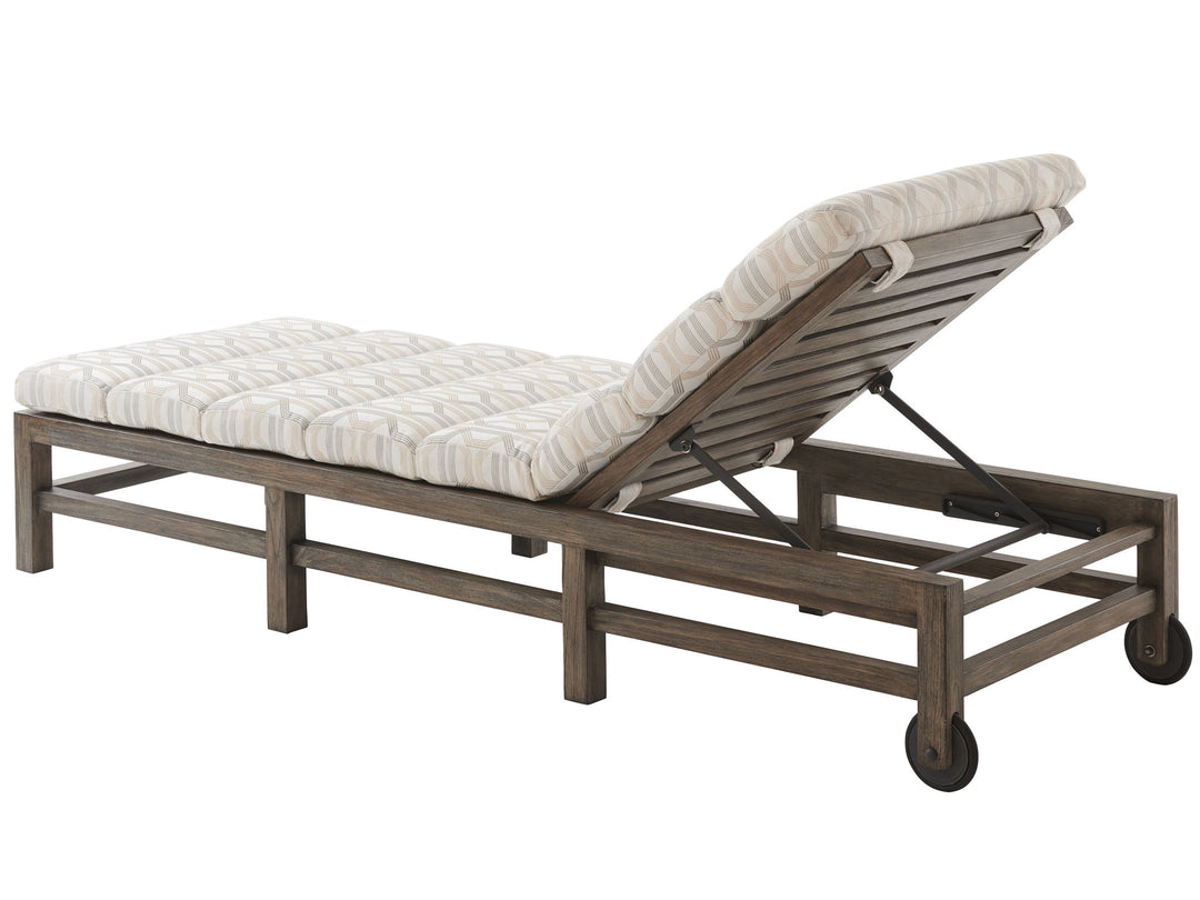 La Jolla - Chaise Lounge - Dark Brown
