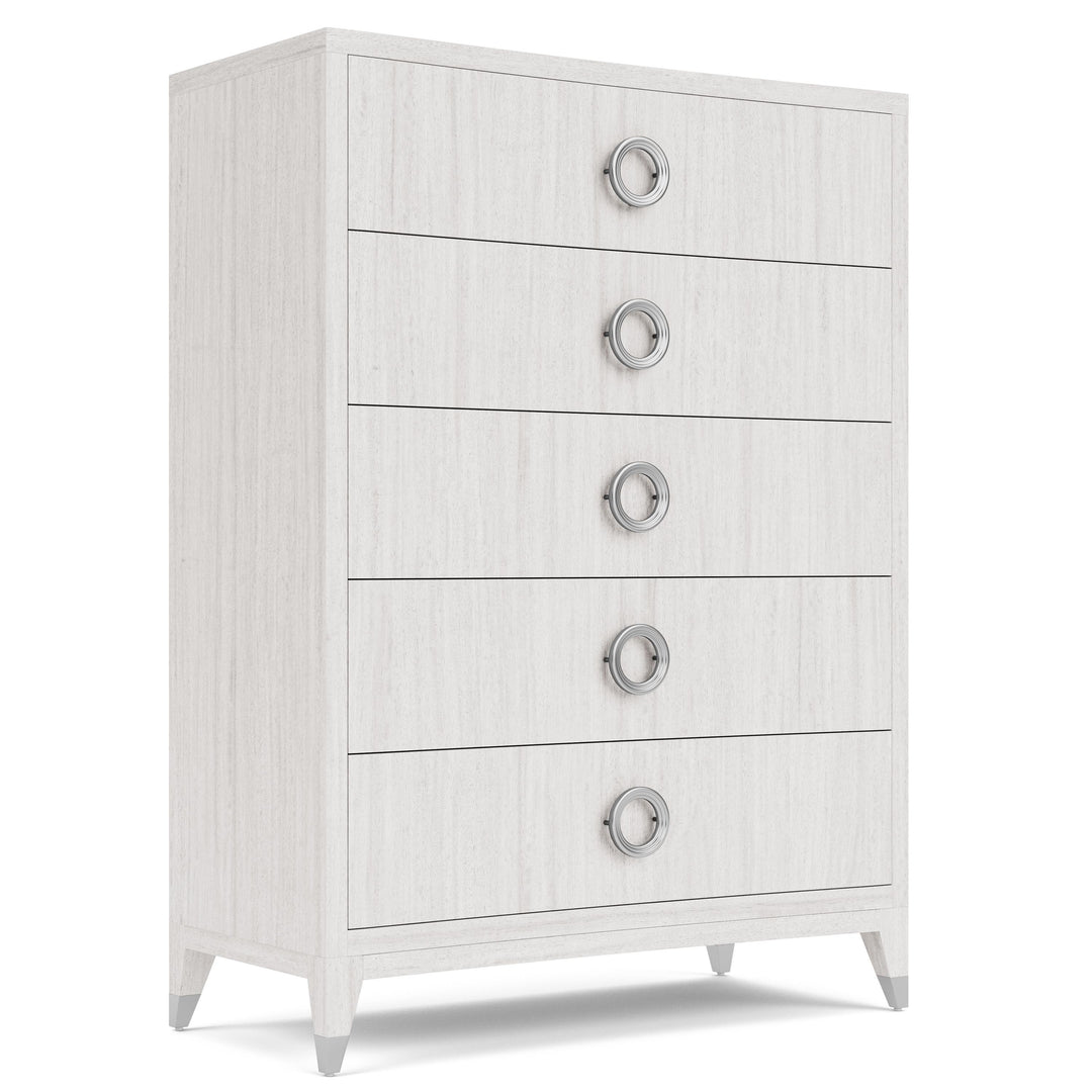Hepburn - Five Drawer Chest - White