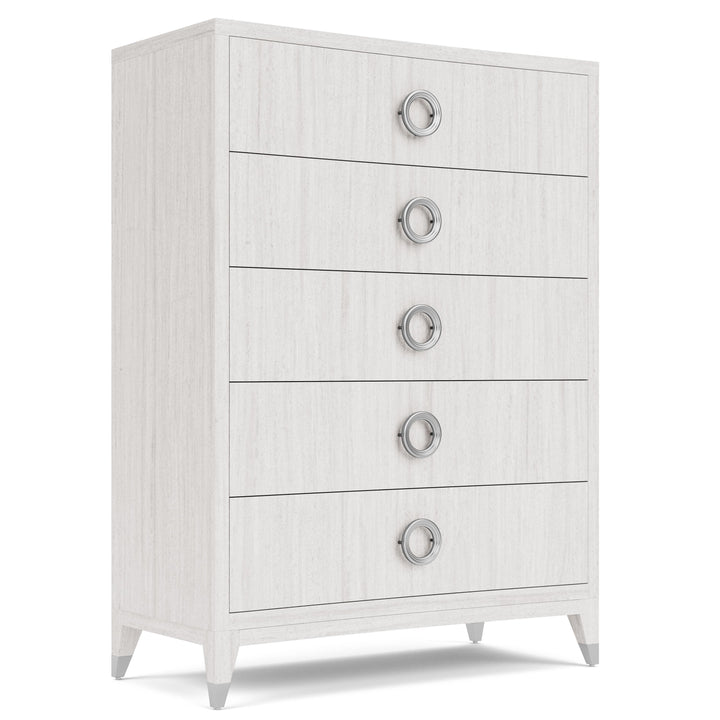 Hepburn - Five Drawer Chest - White