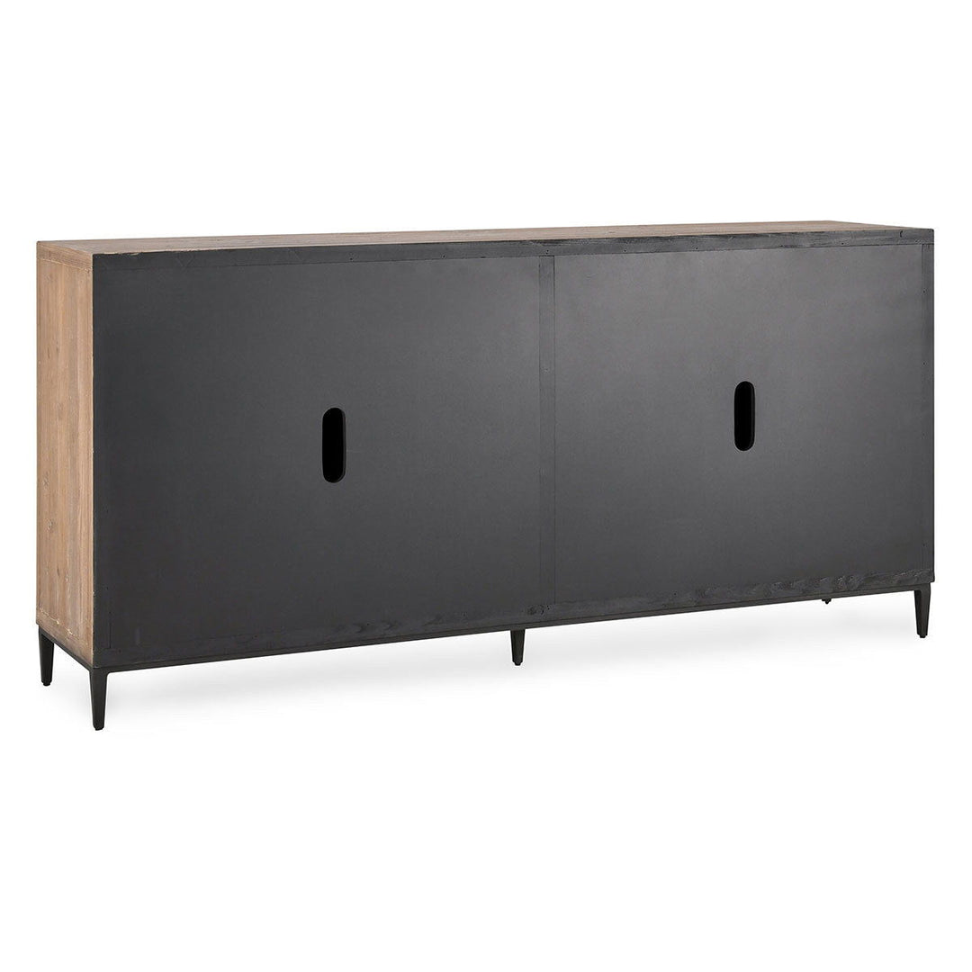 Maverick - 4 Door Sideboard - Brown/Natural