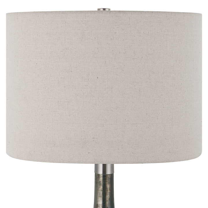 Contour - Metallic Glass Table Lamp - Dark Gray