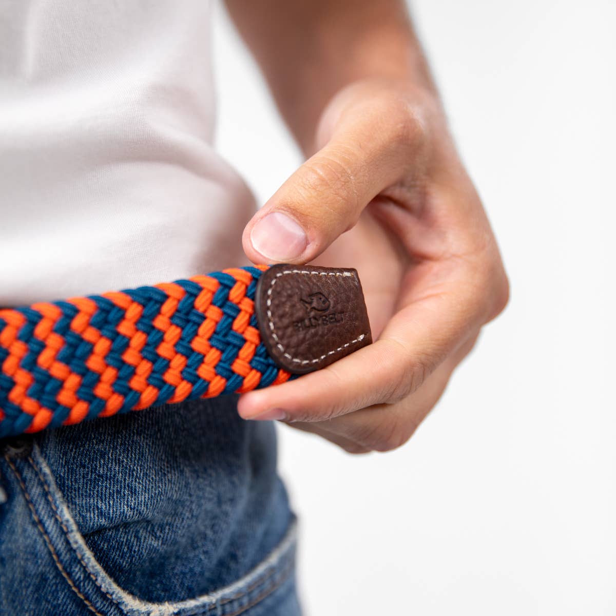 Elastic braided belt - Cambridge