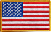 American Flag Iron-On & Sew-On Rayon Patch – 6" x 4"