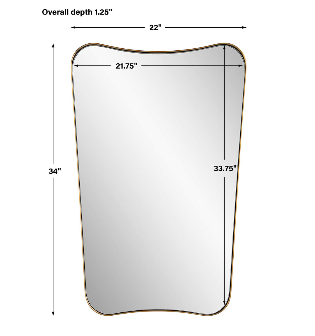 Belvoir - Mirror - Brass