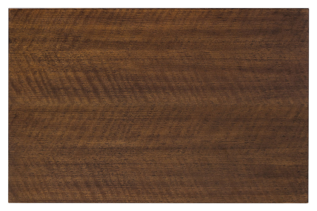 Archives - Two-Drawer Nightstand - Dark Brown