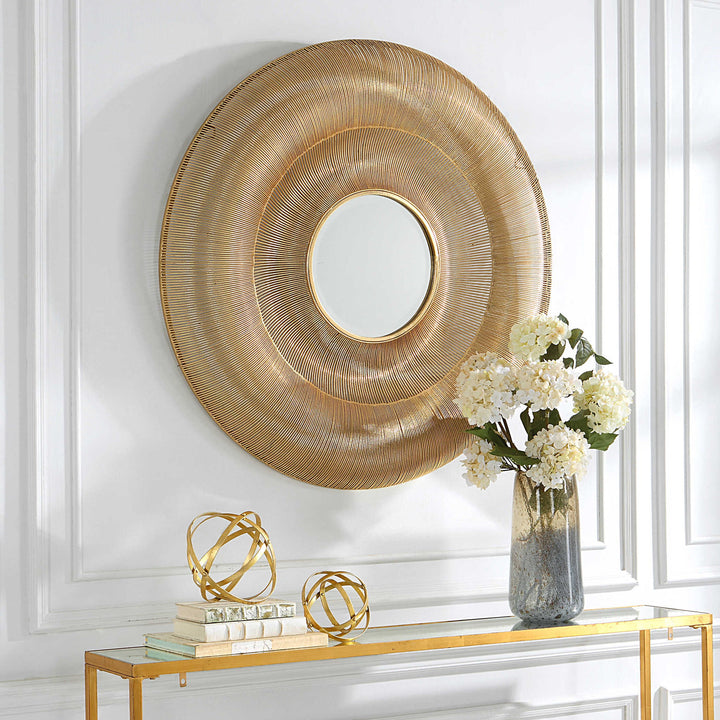 Bauble - Round Mirror - Gold