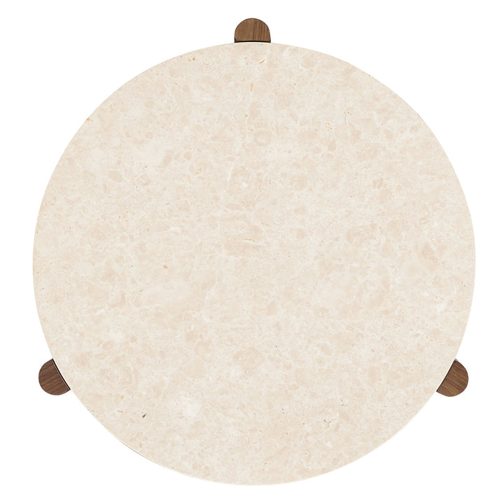 Eleana - Round End Table - Medium Wood