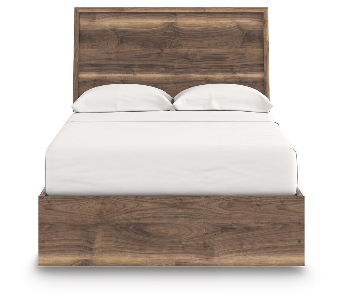 Chirason - 3 Pc. - Full Panel Storage Bed, Dresser And Mirror - Brown