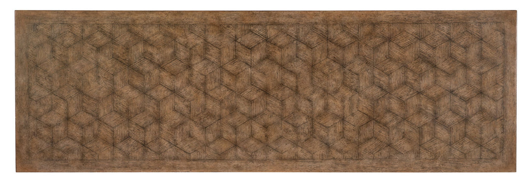 Americana - Trestle Rectangle Cocktail Table - Dark Brown